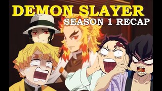 HOP ON THE MUGEN TRAIN! | RECAP OF DEMON SLAYER SEASON 1