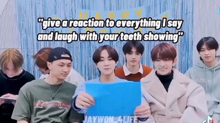 ENHYPEN members exposing JayWon