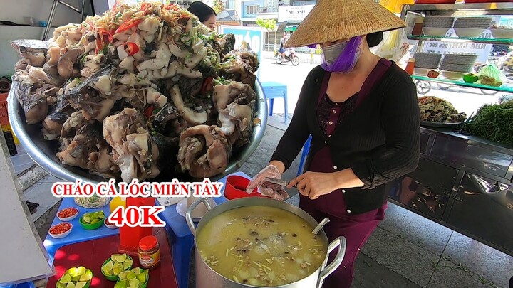 Ăn Cháo Cá Lóc Rau Đắng chính gốc Miền Tây 40k Siêu Ngon ở Sài Gòn