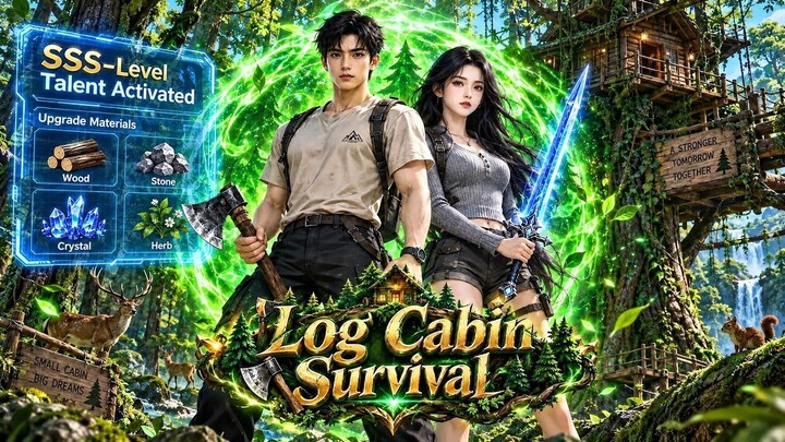 【DUB】Duo Isekai GF gets OP combat, I grind god skills & turn wooden hut into god-tier shelter#anime