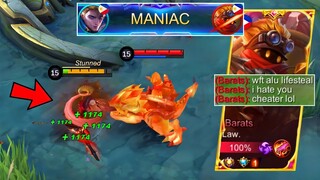 Reason Why Barats Users Hate my Alucard!! | Crazy Unlimited Lifesteal Hacccckkkkkkkk!! 😱