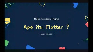 FLUTTER 01 Pengenalan Flutter (Tutorial Flutter Bahasa Indonesia)