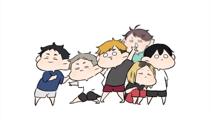Every character in the setter team-Little Volleyball is super cute! !