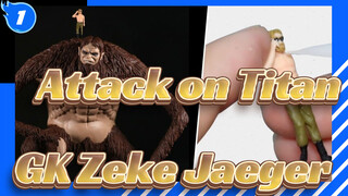 Attack on Titan|Homemade clay GK Zeke Jaeger|Why Zeke always lose to  Levi？_1