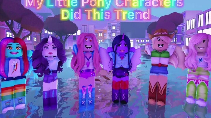 ตัวละคร My Little Pony มีแนวโน้มเช่นนี้ Roblox Trend