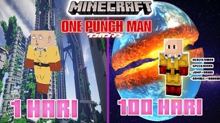 100 hari minecraft tapi jadi SAITAMA Di Anime ONE PUNCH MAN dan inilah yang terjadi...