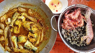 ''Toàn cảnh'' 1 ngày Đánh Bắt Hải Sản nấu ăn bữa cơm trên ghe | Ngư Dân Miền Tây