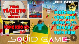 Cách chơi Squid Game Phiên Bản Full Tất Cả Vòng ( Tách Kẹo, Kéo Co, Người Gỗ, Bắn Bị ) Trong Roblox