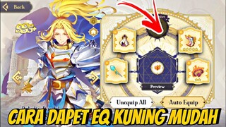 Cara Mendapatkan EQUIPMENT KUNING & Tips Pasang EQUIPMENT dengan Benar - RAGNAROK Arena Global