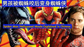 Spider Man 2002 Hollywood Movie Explained In Chinese | Hollywood Movie Chinese Language Dubbed