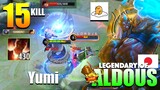 Fearless Aldous! Tower Dive Maniac! | Former Top 1 Global Aldous Gameplay By Yumi ~ MLBB