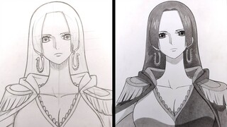 How to Draw Boa Hancock - One Piece