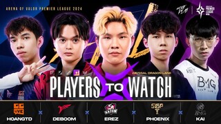 APL 2024 Player To Watch Abyssal Dragon - Garena AOV (Arena of Valor)