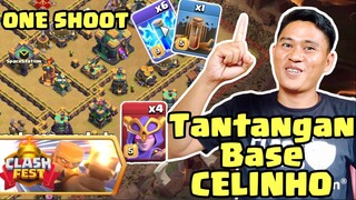 COC how to 3 star Challenge Base Celinho clash fest september 2022