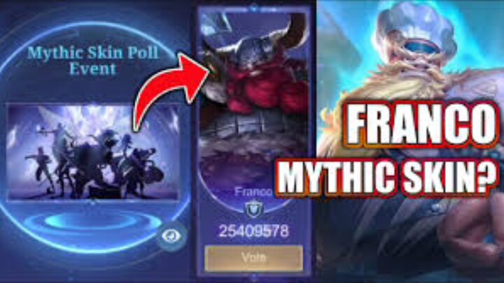 FRANCO WINNING THE MYTHIC SKIN VOTING