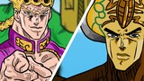 Precious data images of Giorno's early taming of insect arrows