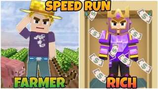 🔴FARMER TO RICH SPEEDRUN IN SKYBLOCK 😱💕 -BLOCKMAN GO SKYBLOCK