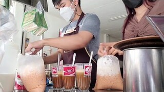 กาแฟถุงยอดนิยม โอวัลติน นมชมพู ชาดำแก้วใหญ่ หวานกำลังดี