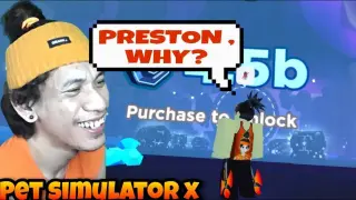 Ayaw Ni Preston Na Mag AFK Tayo Sa Pet Simulator X | Roblox (Pinoy/Tagalog)