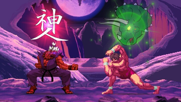 Akuma vs Baki Hanma - Street Fighter X Baki the Grappler l Capcom X Anime/OVA