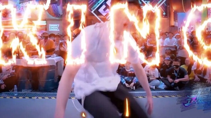 [Zhang Yixing] [Ini adalah Street Dance] Efek khusus tarian pertarungan kapten Zhang Yixing hat tric