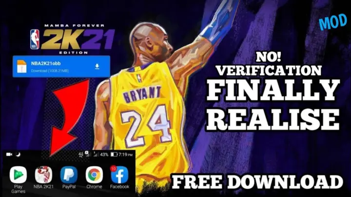 🔥How To Download🔥Nba2k21🔥 Android Game Finally Released MOD EDITION With Gameplay