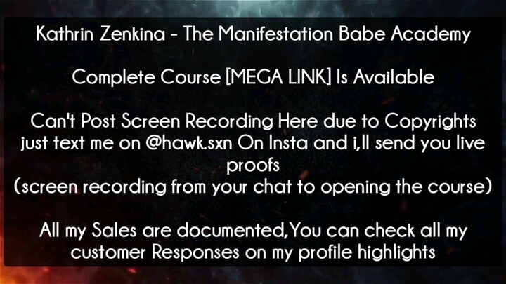 Kathrin Zenkina - The Manifestation Babe Academy Download | Kathrin Zenkina Course