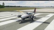 Airplane Beechcraft Baron 58 in X-Plane 12