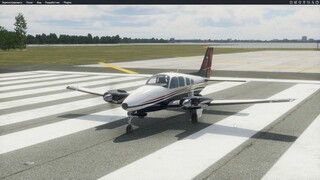 Airplane Beechcraft Baron 58 in X-Plane 12
