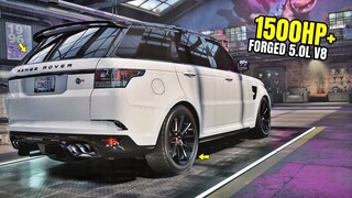 Need for Speed Heat Gameplay - 1500HP+ LAND ROVER RANGE ROVER SPORT SVR Customization | Max Build