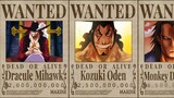 One piece Characters That Has Unknown Bounties (so we gave them ones)
