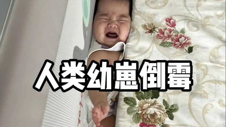 Mẹ vốn chỉ đến xem tình hình giấc ngủ của bé, vậy mà lại quay được một cảnh thế này, khiến ai nấy đề
