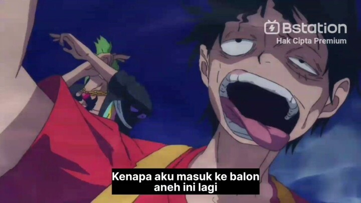 Baka senchou mabuk perjalanan🤣🤣 (one piece red)