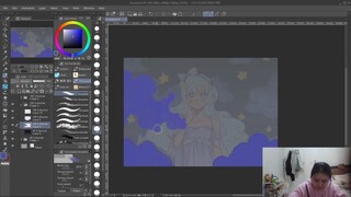 [Speedpaint] Cloudy Girl! Part 2