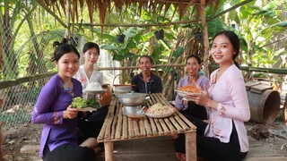 Bánh Tằm Tép + Xíu Mại Đãi Bạn Đến Chơi ● Nắng Đẹp Miền Tây | NĐMT#21