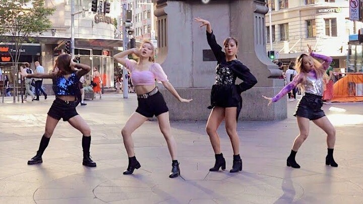 Sangat membuat ketagihan! Tarian jalanan dari lagu debut aespa "Black Mamba" [Sydney 9BIT Dance Trou