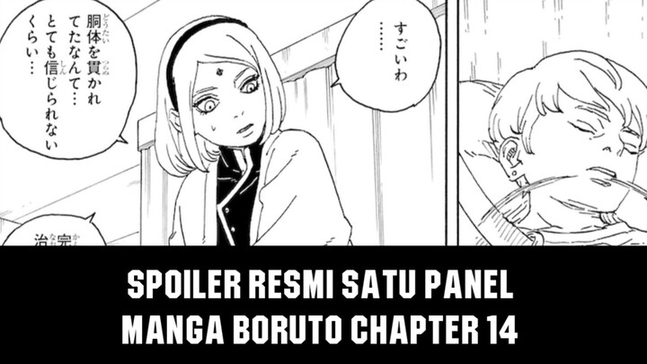 Spoiler Resmi Satu Panel Manga Boruto Chapter 14 Telah Rilis ❗Ini Isinya