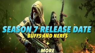 COD MOBILE SEASON 7 OFFICIAL RELEASE DATE! THE REWARDS + BUFFS AND NERFS.