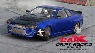 Stock Engine Nissan Skyline GTR R34 in CarX Drift Racing Online