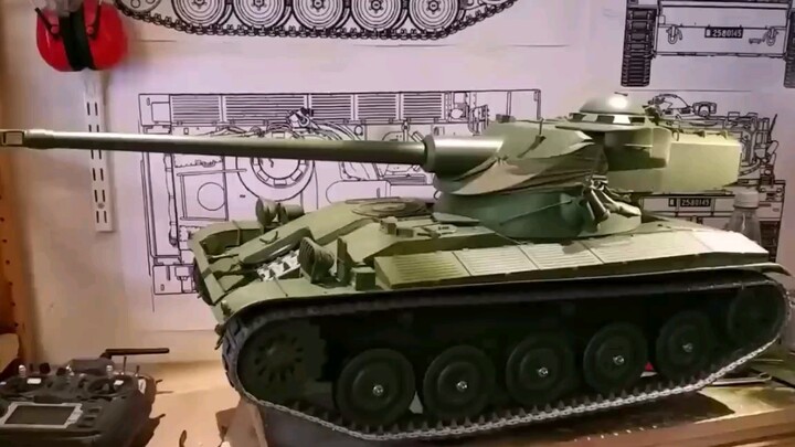 làm mô hình xe tăng amx1390