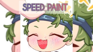 COLLAB CHIBI SPEED PAINT 🥺