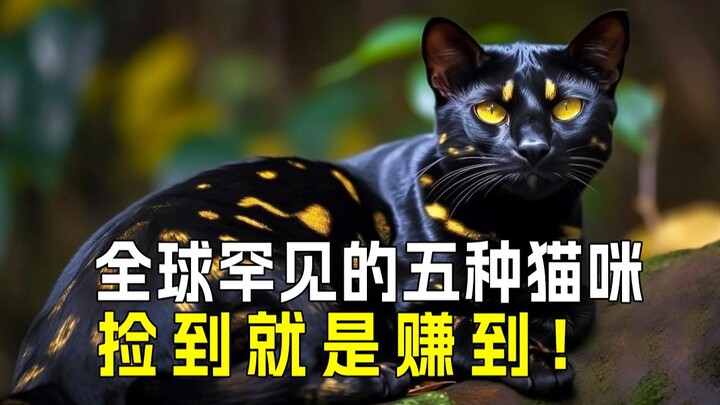 全球罕见的5种猫咪：错过就看不到了😻