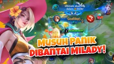 Musuh Panik Dibantai Milady! - Honor Of Kings