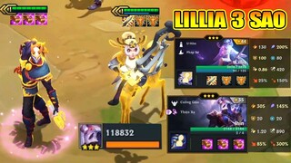 LILLIA 3 SAO + JHIN 3 SAO + 3 GĂNG BẢO THẠCH ? 1 BẮN NẢY NGUYÊN TEAM BAY MÀU!