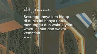 hidup hanya sementara