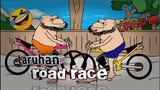 road race berawal kesal jadi runyam(animasi lucu)