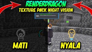 AUTO TERANG💡Texture Pack Night Vision MCPE 1.18 | RenderDragon | night vision texture pack mcpe 1.18