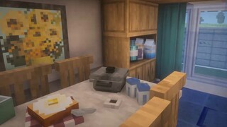 [Minecraft] Meledak 0,016 bulan!! Gunakan kota kubus Yuushya untuk membuat ulang rumah Nobita! (Arsi
