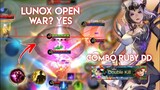 CARA LUNOX OPEN WAR? COMBO RUBY DD! Mobile Legends