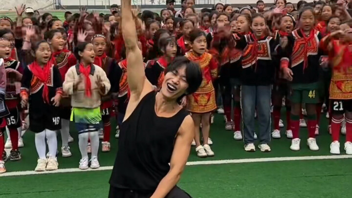 الأطفال حماسيون جدًا!